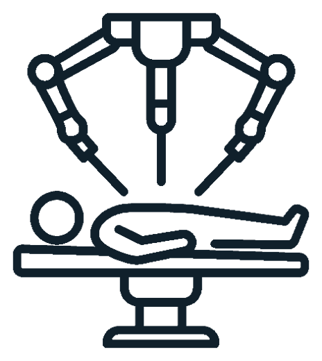 Ilustración de Cirugía torácica robótica