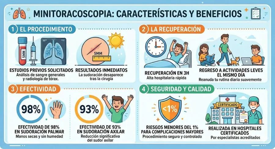 Infografía: Minitoracoscopia, características y beneficios